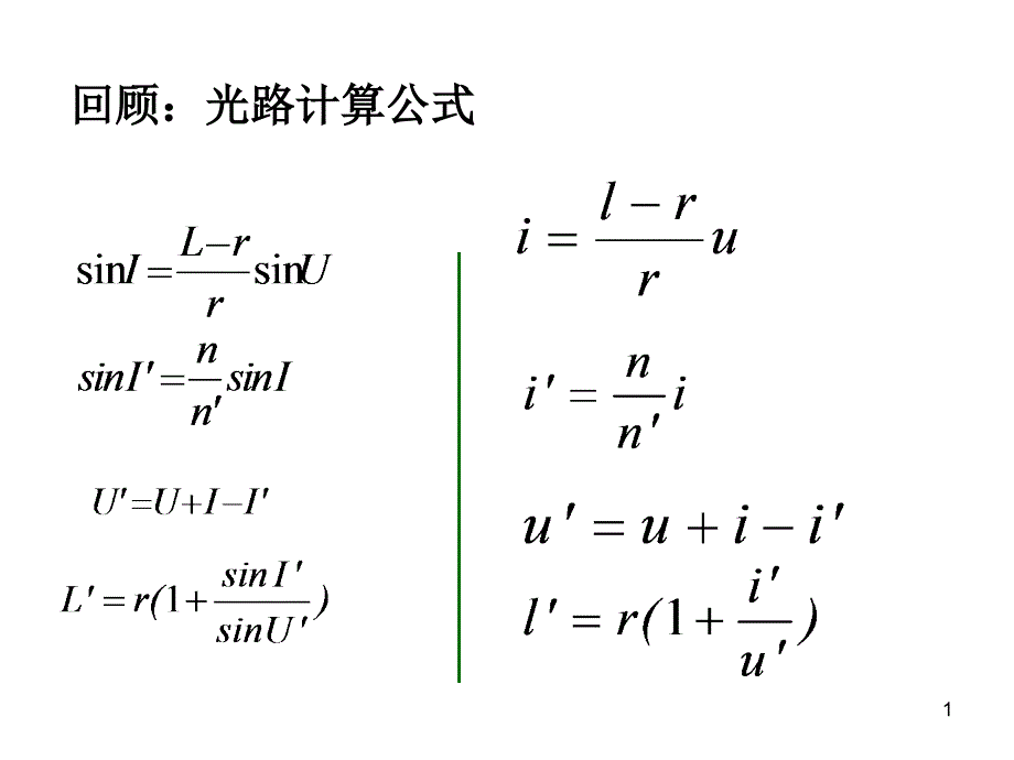 第3课球面系统重庆大学几何光学课件_第1页