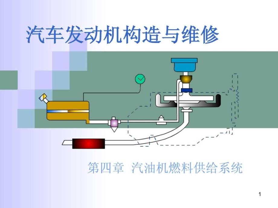 汽车发动机的构造与维修(第二版)电子演示文稿汽油课件_第1页