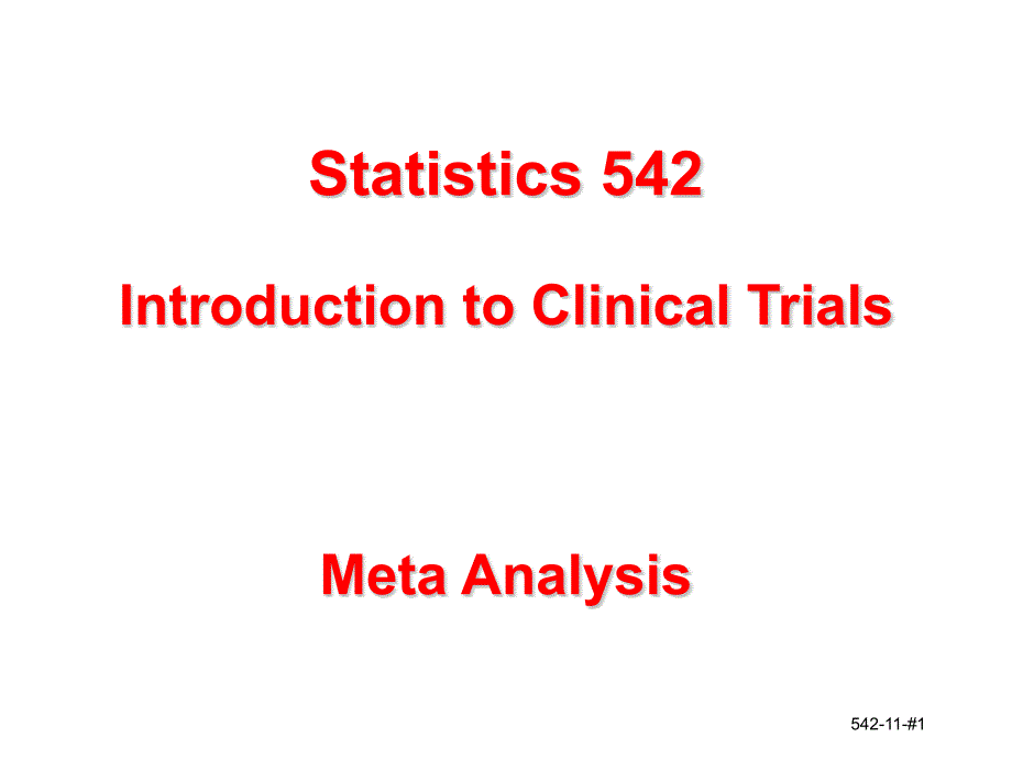 临床试验的Meta分析课件_第1页