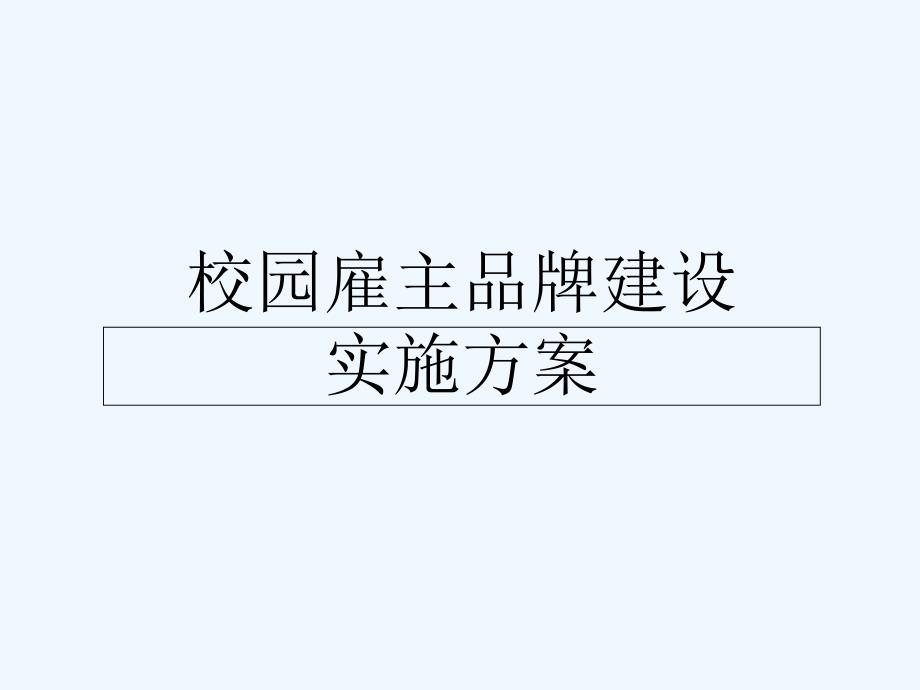 校园雇主品牌建设实施方案课件_第1页