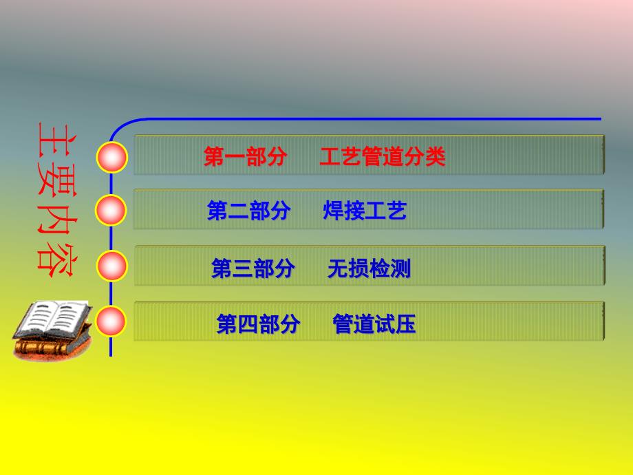 管道焊接、无损检测与试压知识课件_第1页