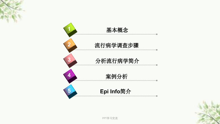 医院感染流行病学培训ppt课件_第1页