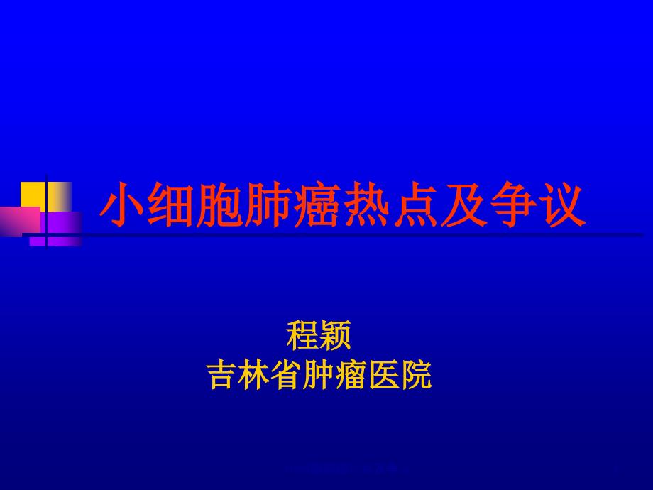 小细胞肺癌热点及争议ppt课件_第1页