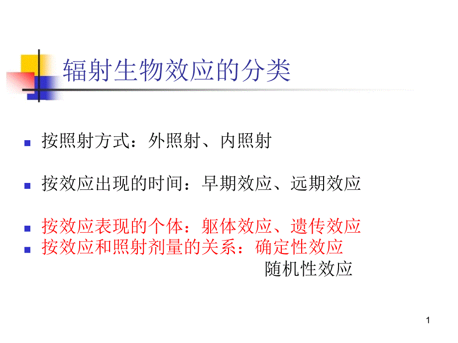 小剂量外照射的生物效应及外照射慢性放射病课件_第1页