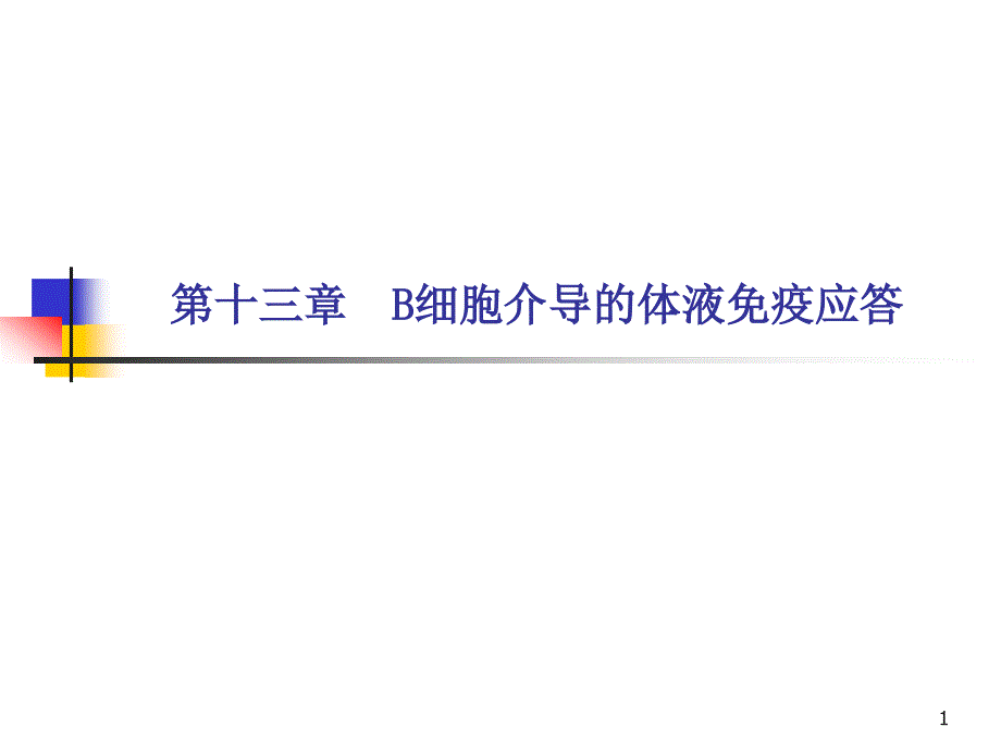 B淋巴细胞介导的体液免疫应答 课件_第1页