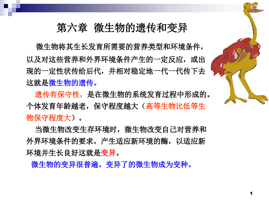 第六章微生物的遗传和变异课件_第1页