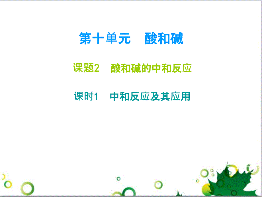 九年级化学下册 第12单元 化学与生活总结课件 （新版）新人教版 (52)_第1页