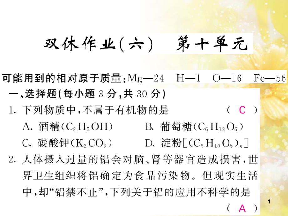 九年级语文下册 第一单元 1 家课件 语文版 (1235)_第1页