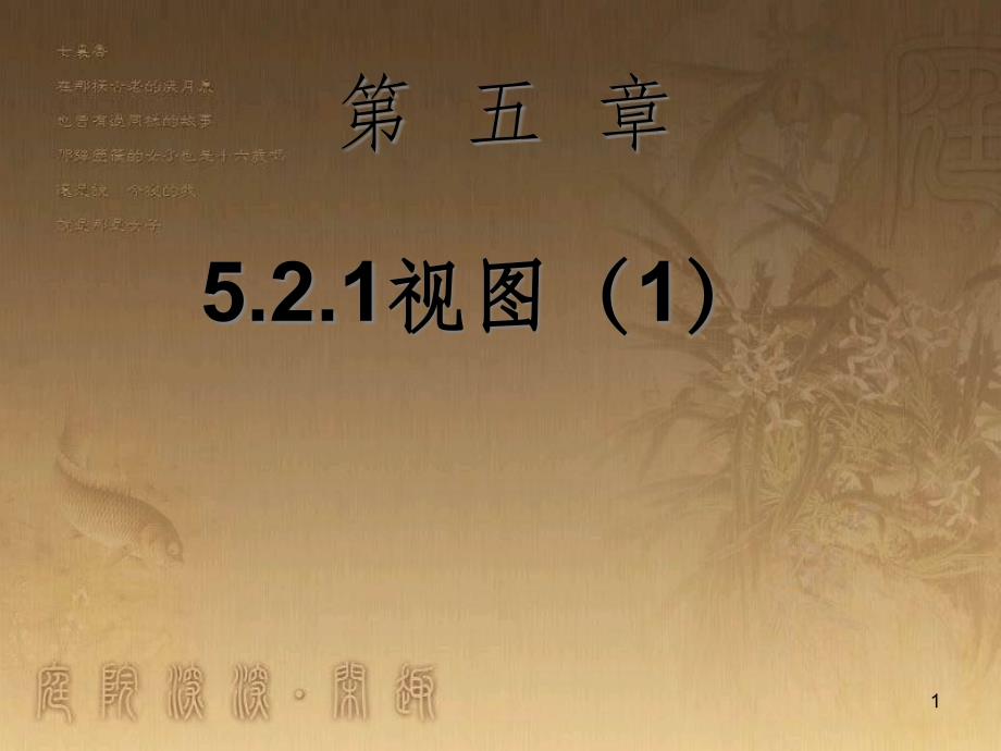 九年级数学上册 5.2 视图课件1 （新版）北师大版_第1页