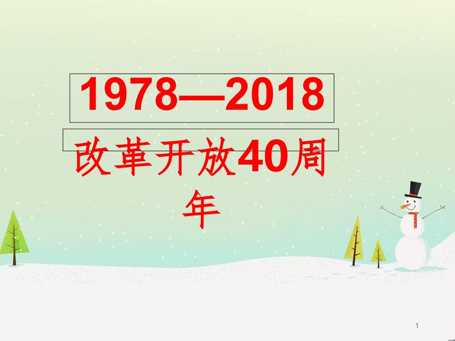 九年级道德与法治上册 第一单元 富强与创新 第一课 踏上强国之路 第1框 坚持改革开放课件 新人教版_第1页