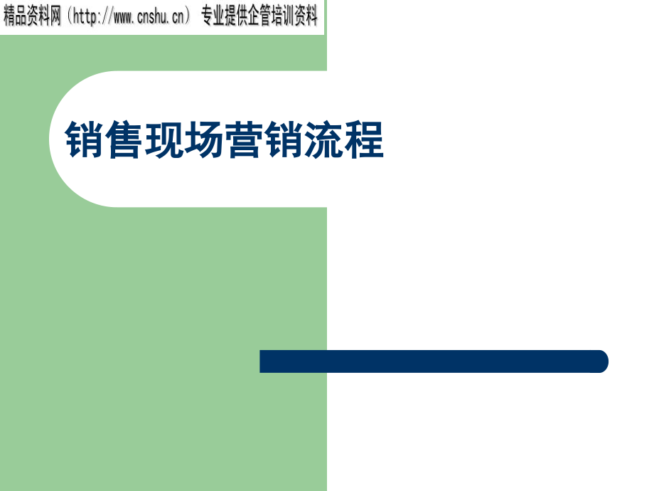 房地產(chǎn)銷售現(xiàn)場營銷流程--后來居上_第1頁