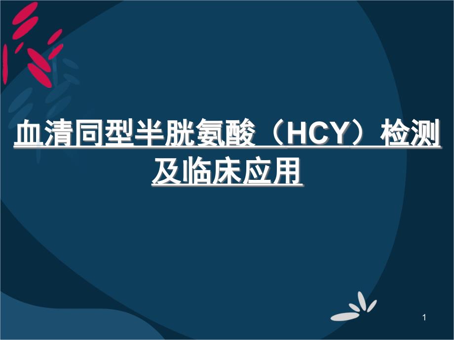 同型半胱氨酸HCY.ppt_第1页