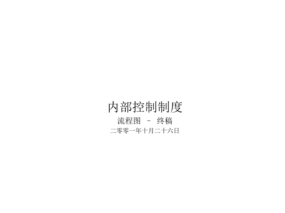 内部控制资料：某某股份公司内部控制制度1_第1页