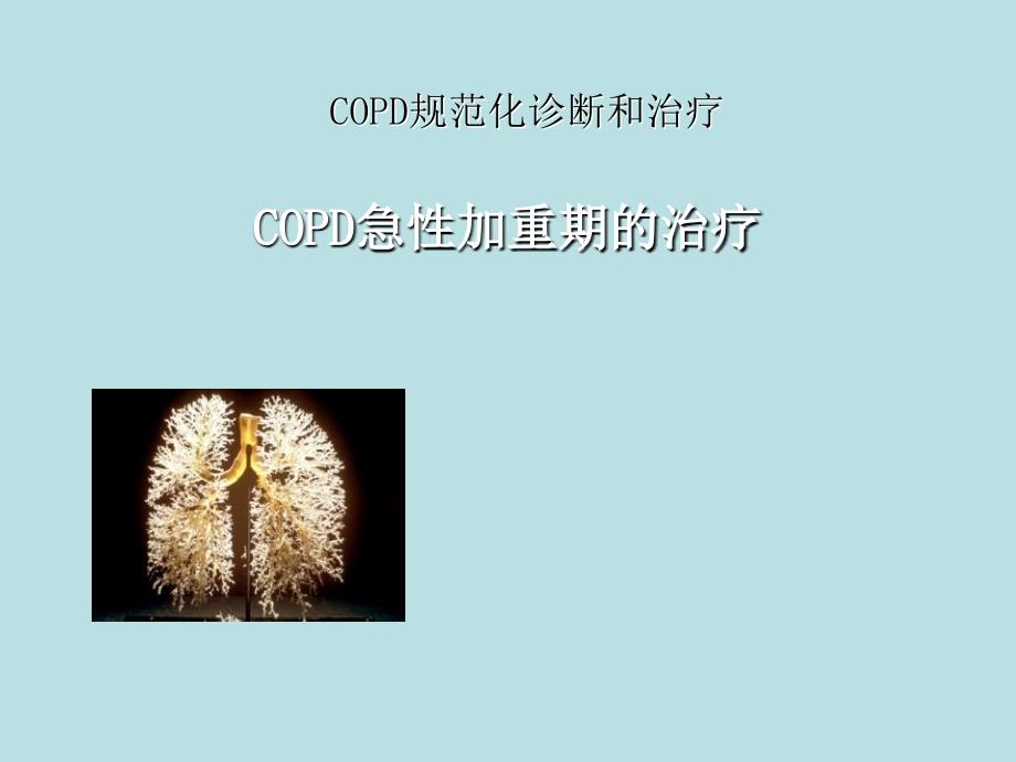 COPD加重期治疗_第1页