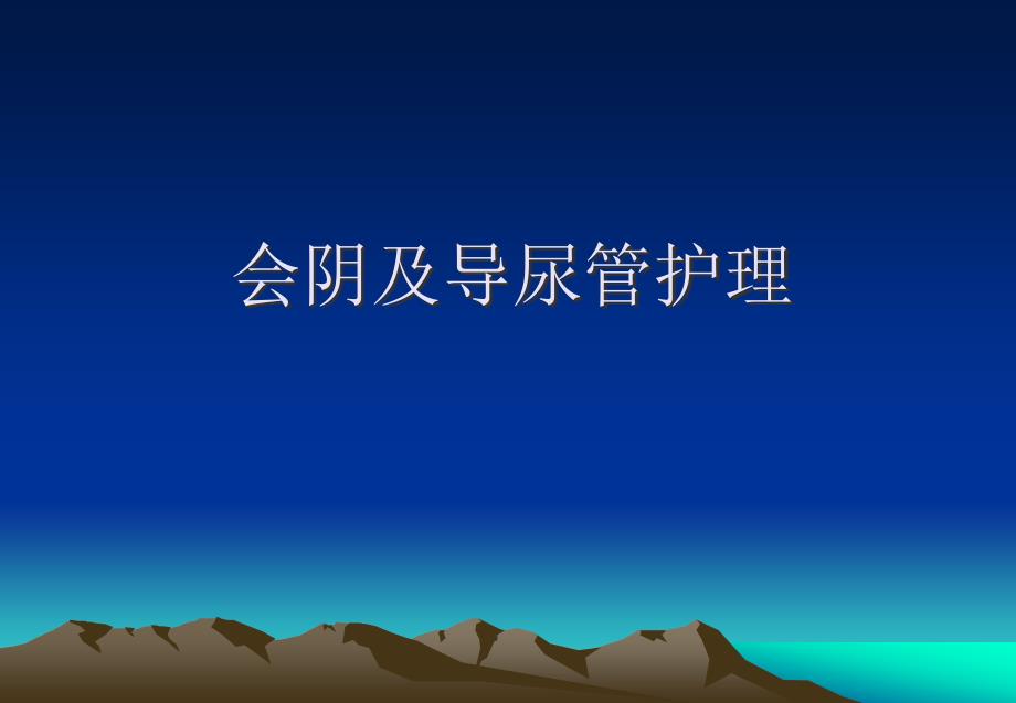 会阴及尿管护理.ppt_第1页