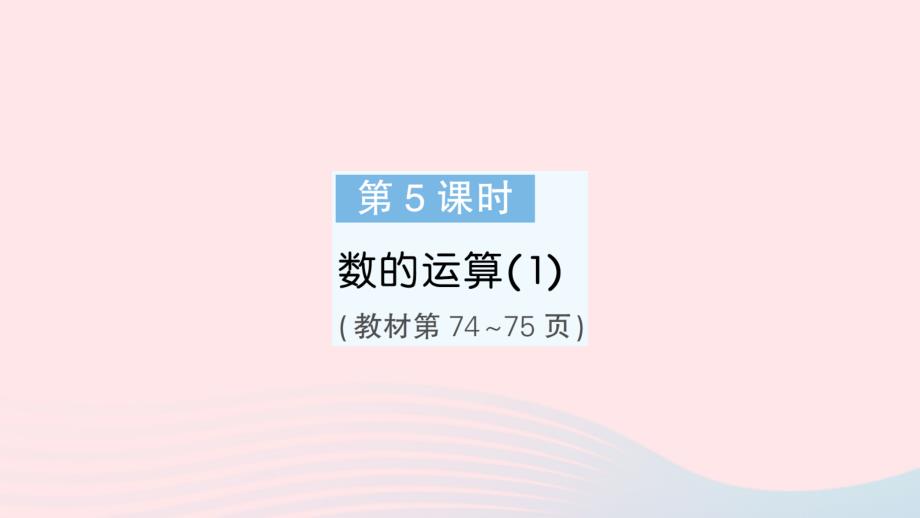 2023年六年級數(shù)學下冊第七單元總復習1數(shù)與代數(shù)第5課時數(shù)的運算1作業(yè)課件蘇教版(00002)_第1頁