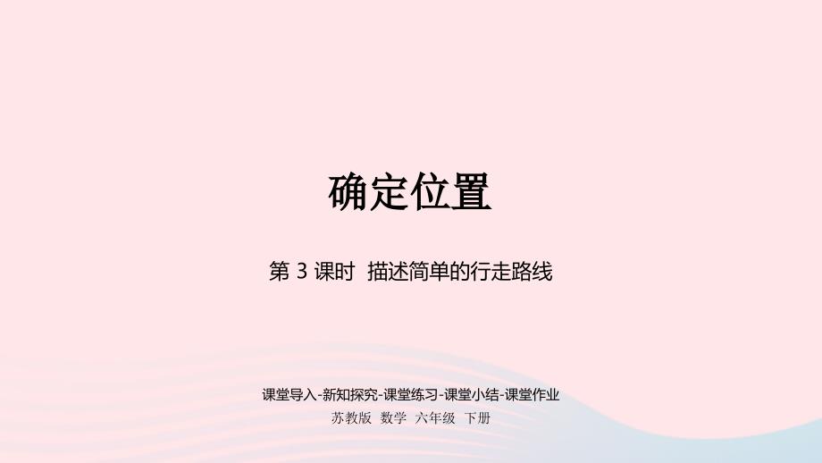 2023年六年级数学下册五确定位置第3课时在平面图上绘制物体的位置课件苏教版_第1页