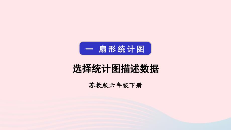 2023年六年级数学下册一扇形统计图第2课时选择统计图描述数据上课课件苏教版_第1页