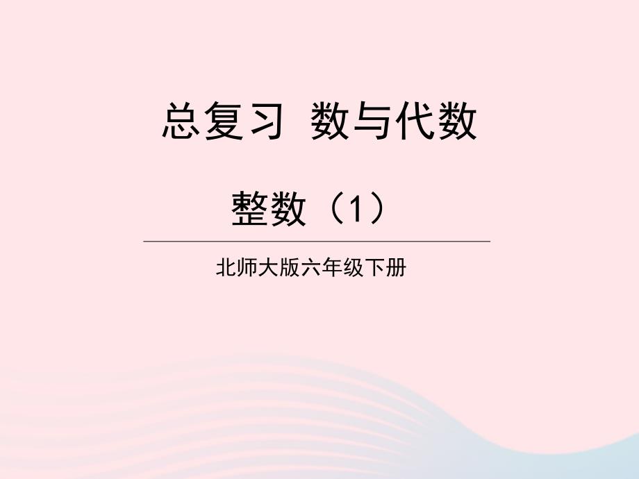 2023年六年级数学下册总复习专题一数与代数第1课时数的认识一整数1课件北师大版_第1页