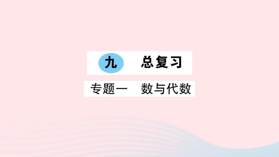 2023年四年級數(shù)學(xué)下冊九總復(fù)習(xí)專題一數(shù)與代數(shù)作業(yè)課件西師大版_第1頁