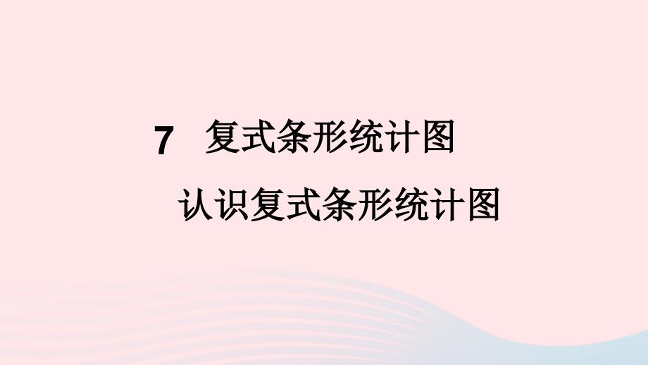 2023年四年级数学下册7复式条形统计图第1课时复式条形统计图课件冀教版_第1页