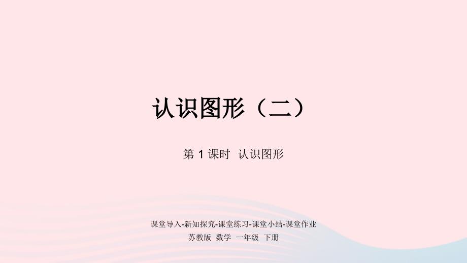 一年级数学下册第2单元认识图形二第1课时认识图形课件苏教版_第1页