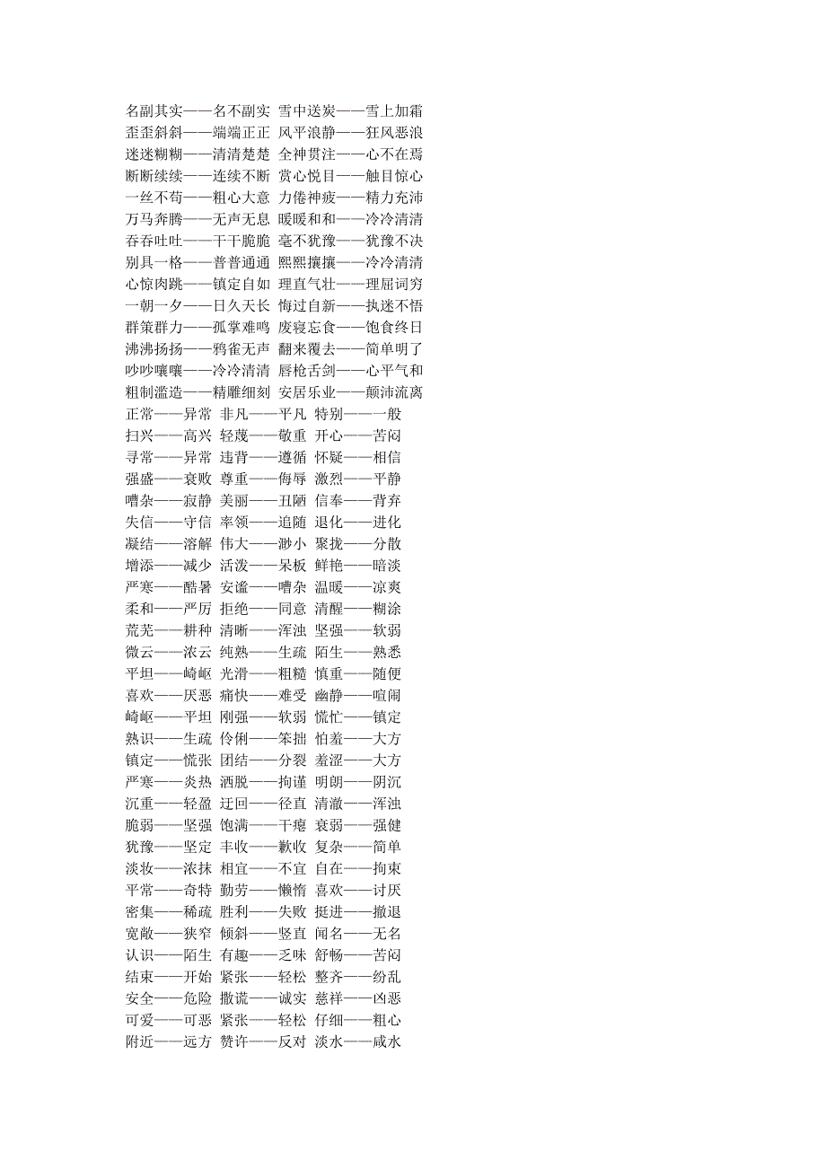 小学语文常用近义词总结_第1页