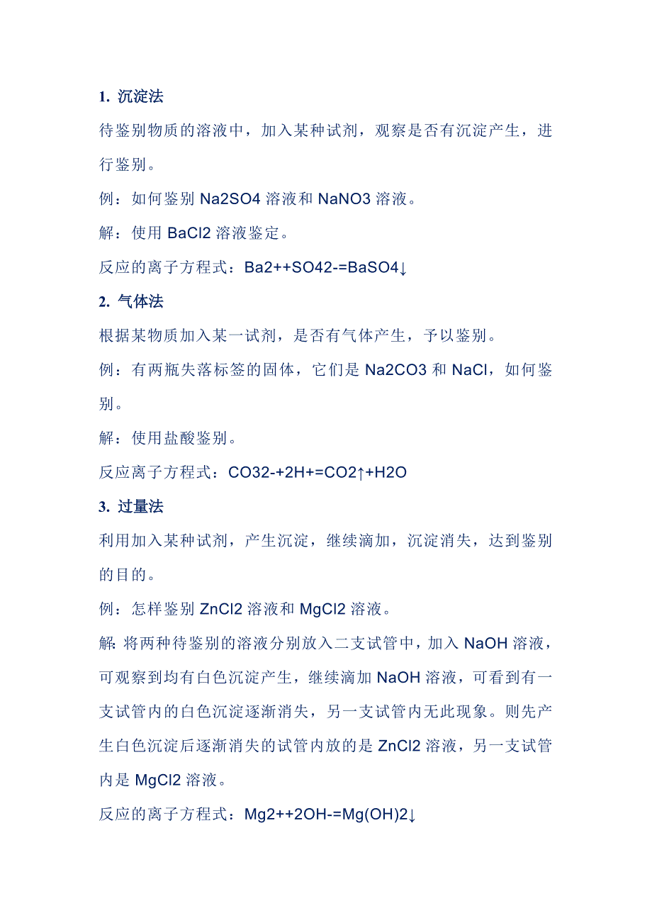 初中化學(xué)復(fù)習(xí)必備：二十種物質(zhì)鑒別方法_第1頁(yè)